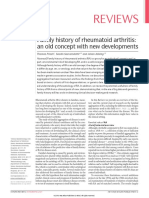Family History of Rheumatoid Arthritis - An Old Concept With New Development