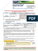 SEMANA 8 - CCSS - PRIMER GRADO - Proponemos Acciones para Prevenir Las Enfermedades Respiratorias y Contribuir Al Cuidado de La Salud