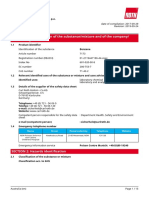 SECTION 1: Identification of The Substance/mixture and of The Company/ Undertaking