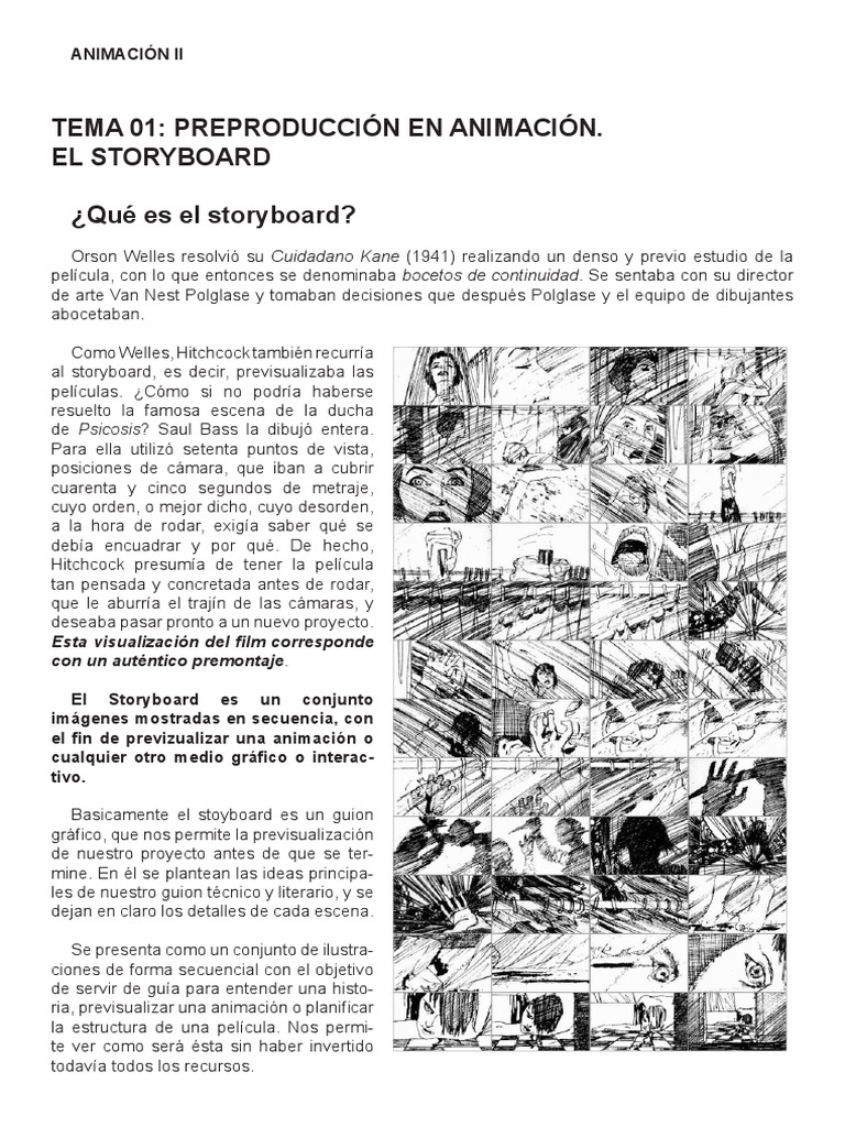 Temas Animación | PDF | Animación | Dibujo