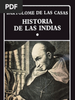 HISTORIA DE LAS INDIAS I de Fray Bartolomé de Las Casas