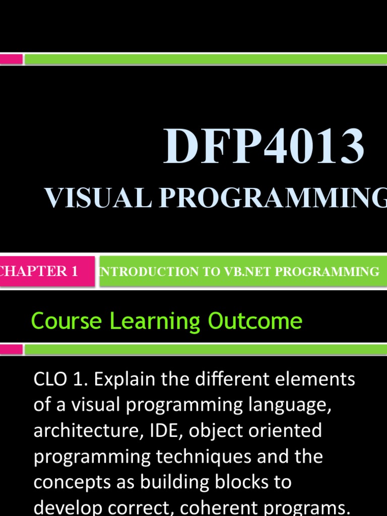 Vb Net Programming Pdf