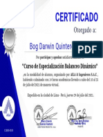 Balanceo Dinamico - Bog Darwin Quintero Romero