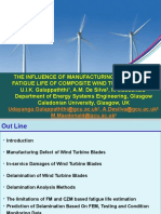 The Influence of Manufacturing Defects For Fatigue Life of Composite Wind Turbine Blades