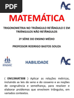 Trigonometria Triângulos Retângulos e Não Retângulos