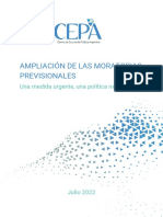 Ampliación de Las Moratorias Previsionales - Informe Del Centro de Economía Política Argentina (CEPA)