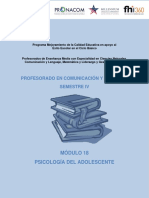 Módulo 18 - Psicología Del Adolescente - Comunic y Lenguaje