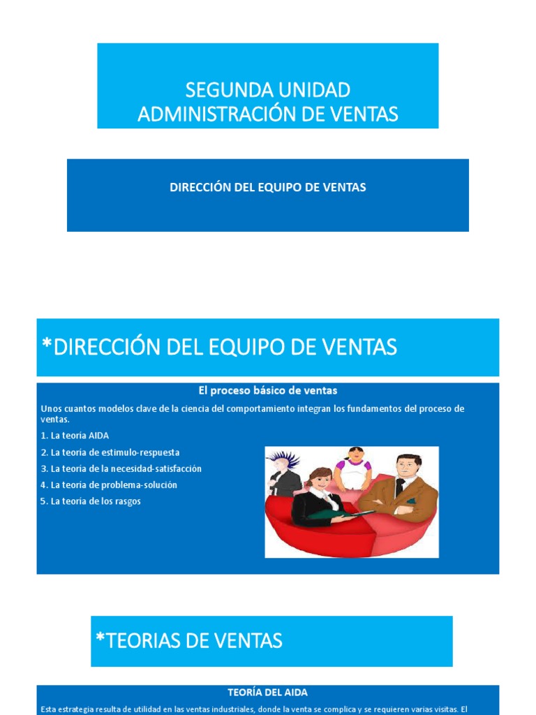 U2 Tema 1 Tecnicas de Ventas | PDF | Teoría | Comportamiento