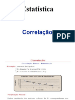 Correlação vs Horas Estudo