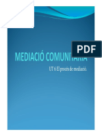 Mediació Comunitària UT6. Continguts Sessió 1