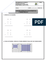 304 Avaliação de Recuperação Matemática - 2º Bimestre