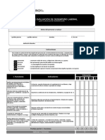 Evaluación desempeño personal mantenimiento