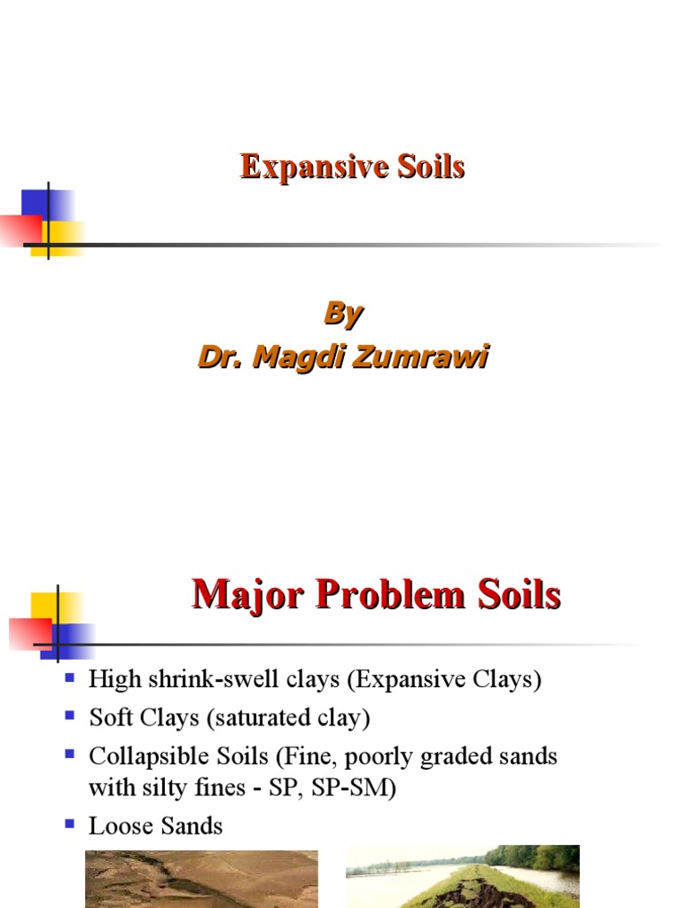 Expansive Soils | PDF | Soil | Clay