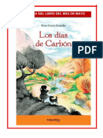 PORTADA DEL LIBRO,LOS DÍAS DE CARBÓN