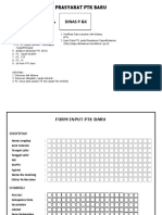 ALUR PTK Baru FORM INPUT