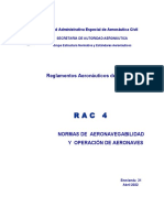 Https - WWW - Aerocivil.gov - Co - Normatividad - RAC - RAC 4 - Normas de Aeronavegabilidad y Operación de Aeronaves