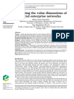 Assessing The Value Dimensions of Social Enterprise Networks