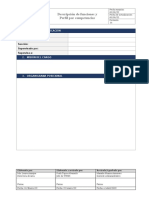 Descripción de Funciones y Perfil Por Competencias (Formato)