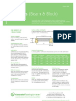 Prestressed T-Beam Technical Data