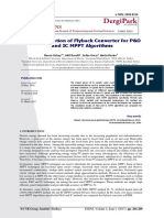 PSIM Simulation of Flyback Converter For P&O and IC MPPT Algorithms (#292626) - 276961