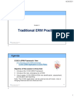 3rd Session - Trad ERM - COSO ERM Framework - Student