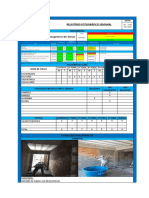 Relatório fotográfico semanal de obras