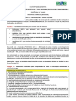 Convocação e Comprovação de Títulos para Distribuição de Aulas - Londrina - 07 de Julho de 2022 Ciencias Grupo 1 Edital 51 - 2021 e Edital 47 - 2020