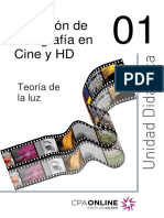 Dirección de Fotografía en Cine y HD