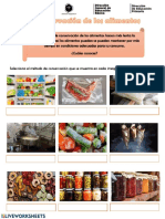 Conservacion de Alimentos