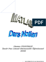 Matlab Ders Notlari