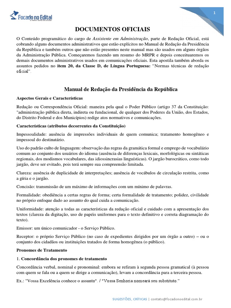 Documentos Oficiais Cpii | PDF | Governo