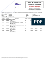 Factura electrónica de venta de productos químicos