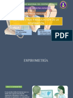 Espirometría y Regulación de La Respiración