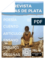 Revista Poetas de Plata de Fresnillo Zacatecas México Edición Cuatro