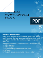 Materi Kesehatan Reproduksi Pada Remaja