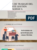 Plan de Trabajo Del Comit Gestin PedaggicaPPT