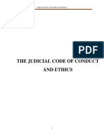 Judicial Code of Conduct and Ethics