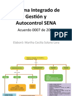 Sistema Integrado de Gestión y Autocontrol SENA