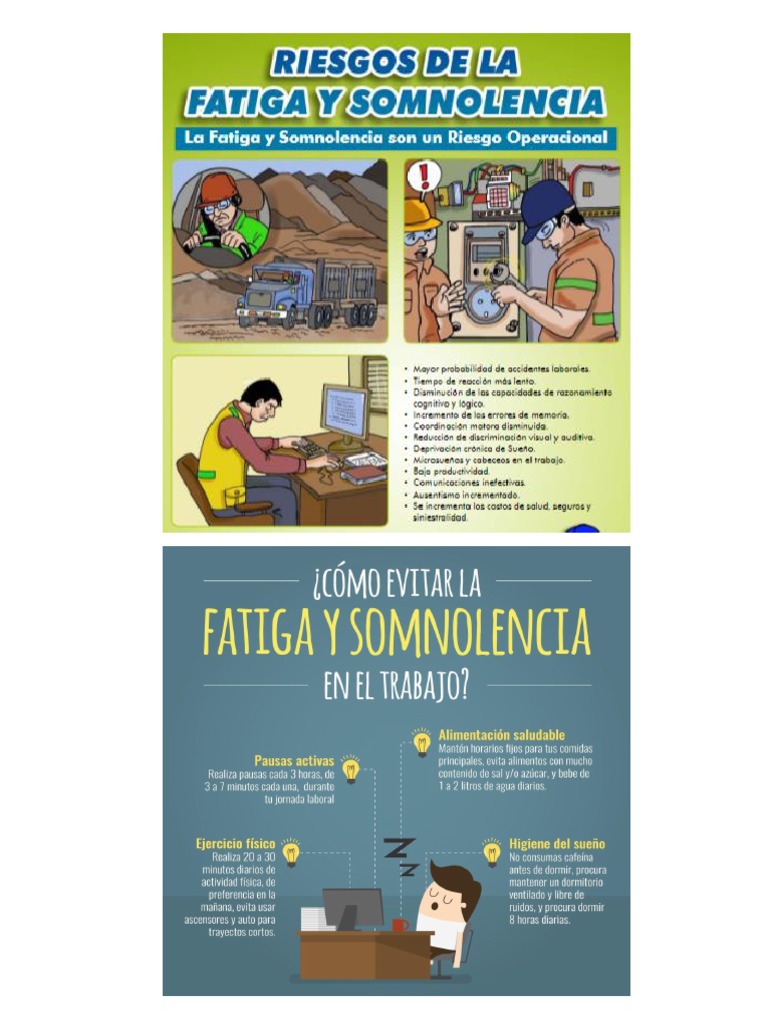 Fatiga y Somnolencia | PDF
