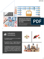 Análisis de Indicares Económicos para El Costo de Vida