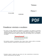 Vetores na Física: Grandezas escalares e vetoriais