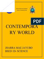 Contempora Ry World: Jharra Mae Jayubo Bsed 1D-Science