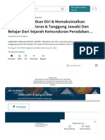 Makalah Melejitkan Diri & Memaksimalkan Potensi (Kerja Keras & Tanggung Jawab) Dan Belajar Dari Sejarah Kemunduran Peradaban