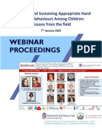 Webinar Proceedings: Promoting and Sustaining Appropriate Hand Hygiene Behaviours Among Children: Lessons From The Field