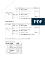 Jadwal Jam Per Gelombang