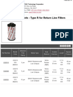 HYDAC Filter Elements - Type R For Return Line Filters