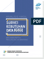 Analisis Hasil Survei Kebutuhan Data 2020