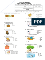 Uh Bahasa Inggris (Preposition of Place)