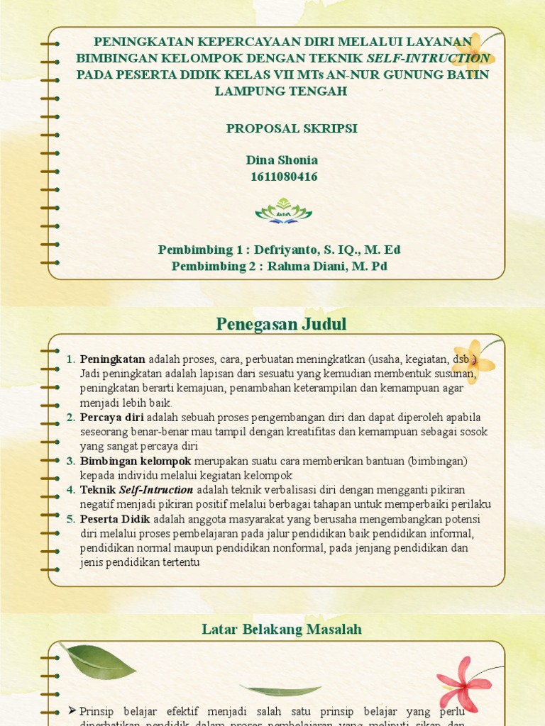 Seminar Proposal Kualitatif | PDF