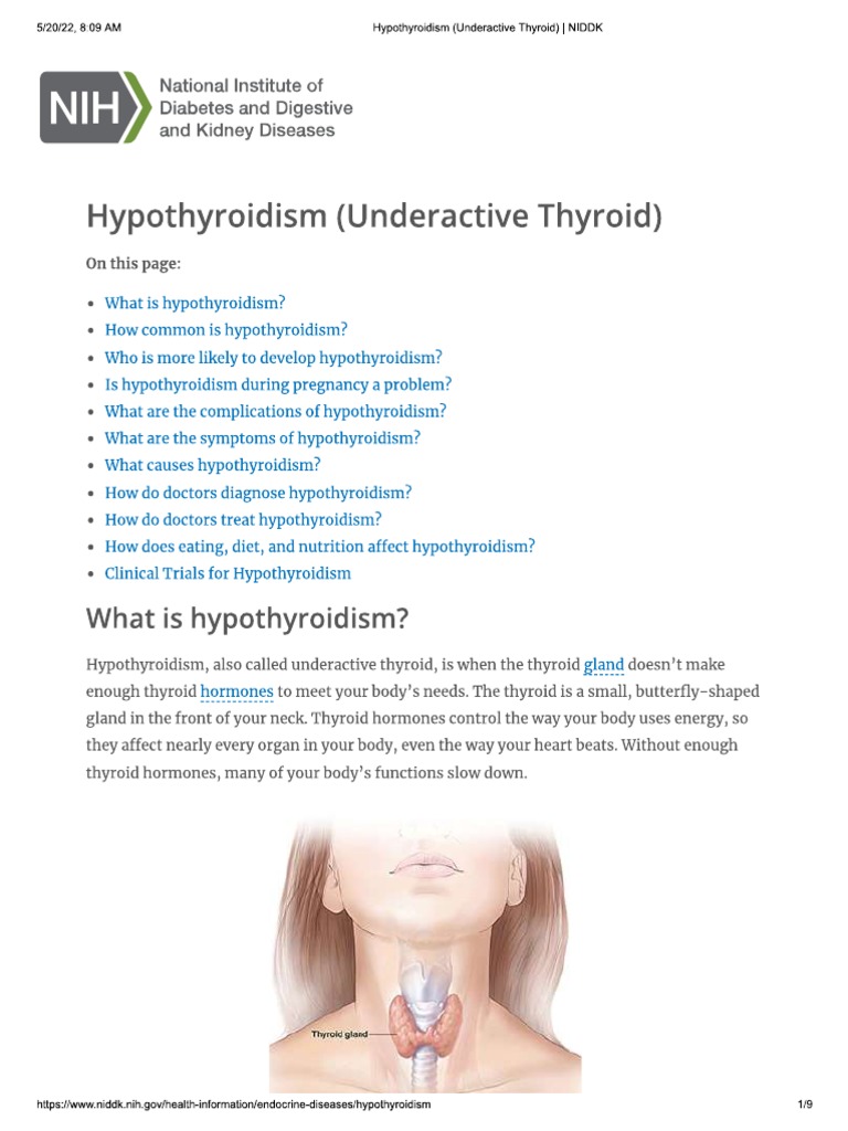 Hypothyroidism PDF